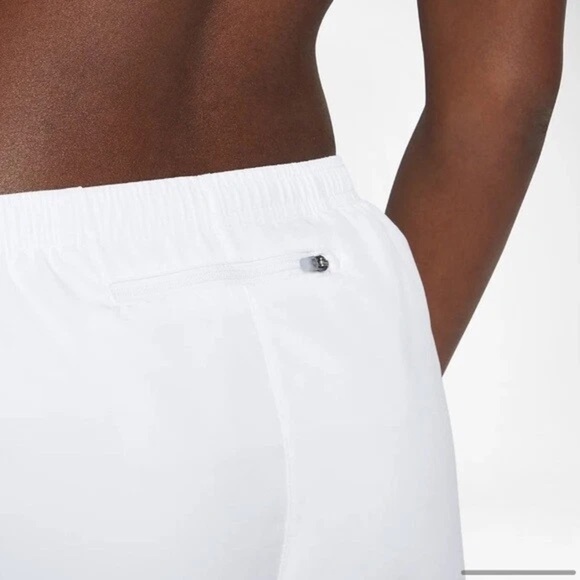 Nike Shorts Women's Size Medium White Tempo Running 3.5" Inseam Stretch Waist - Picture 5 of 10